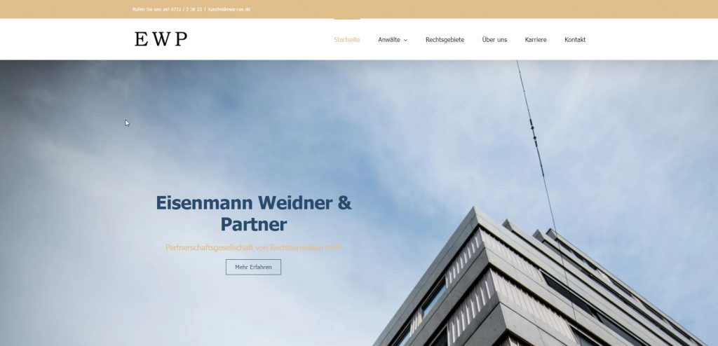 WordPress Website erstellen lassen - Referenz 1